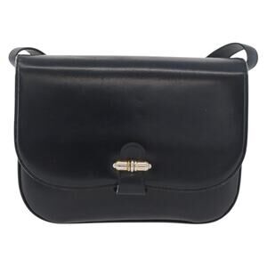 Gucci Leather Old Shoulder Bag Black